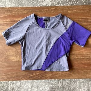 gym shark cropped workout top.